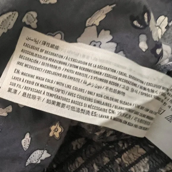 NWOT Hollister Floral Crop Top Puff Sleeve XS - Picture 5 of 10